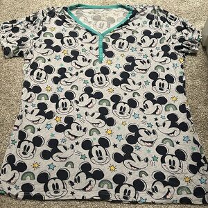 Little Sleepies forever Mickey Pajama shirt women’s medium